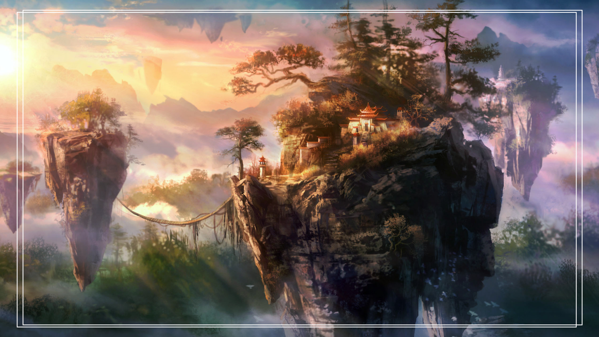 超清大图放送:中国风游戏场景概念设计图集赏析