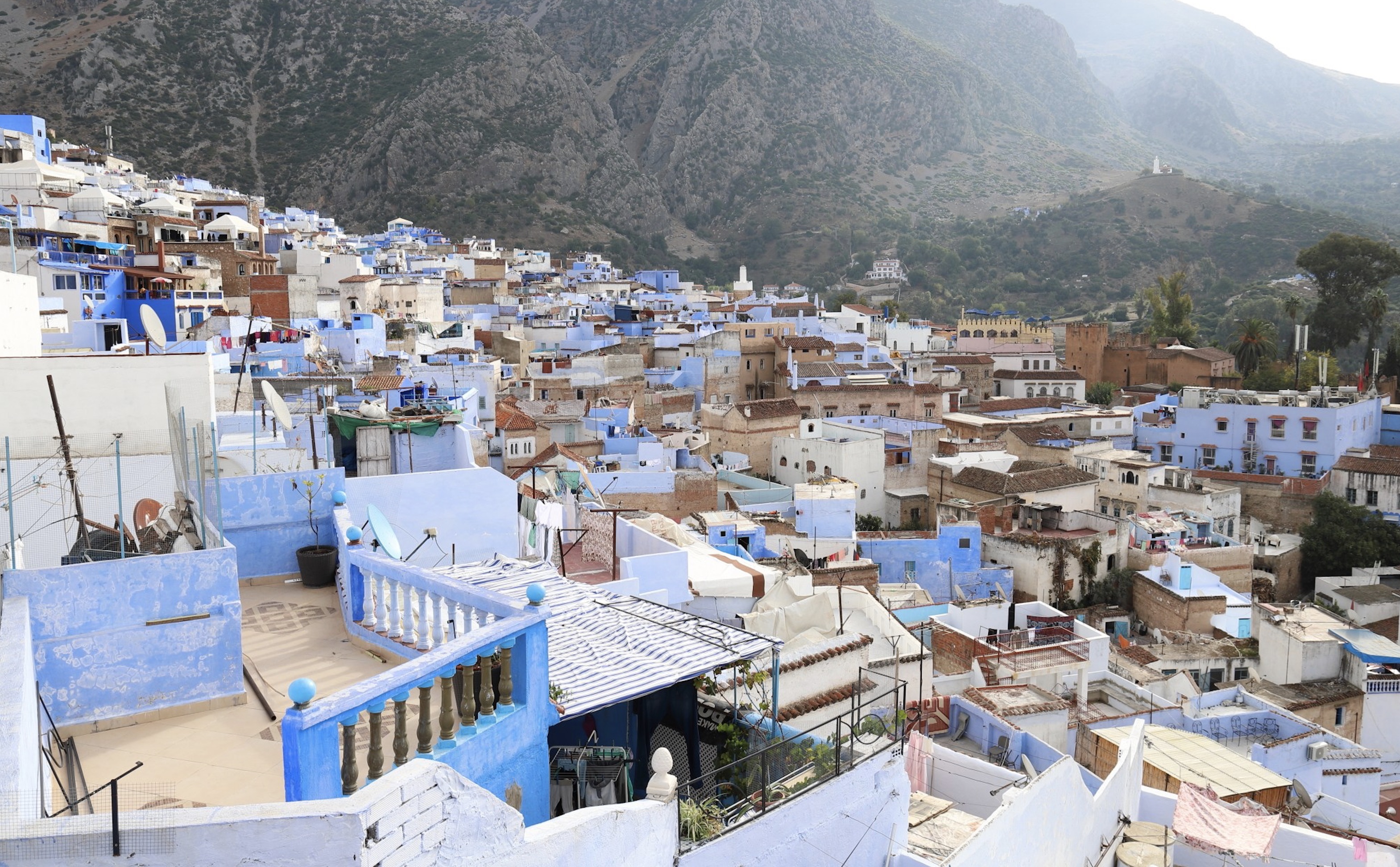 摩洛哥蓝色小镇 chefchaouen~宛如童话中