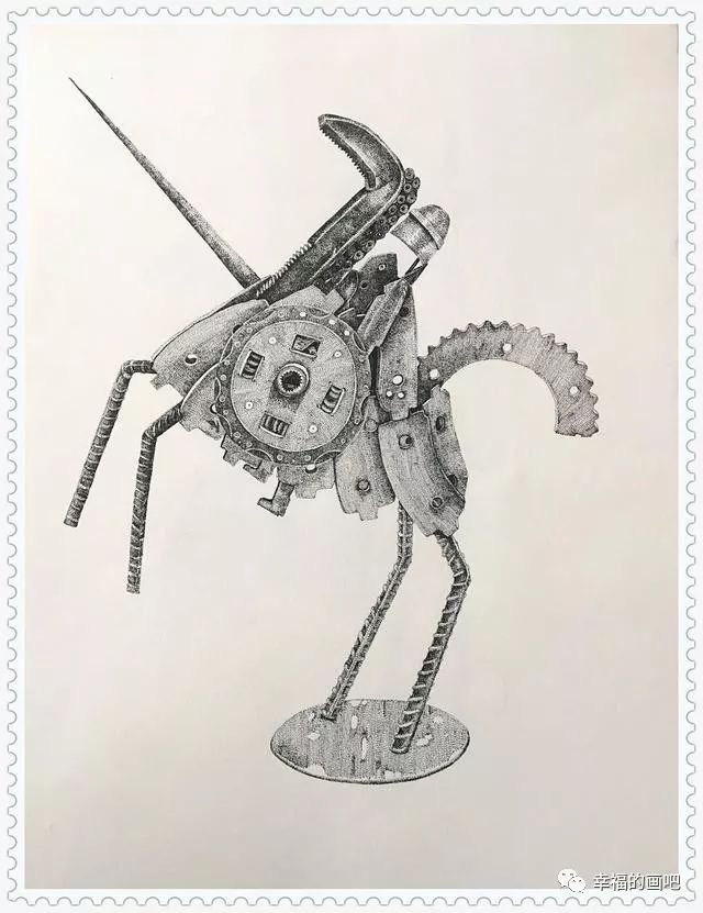 刘小刚先生钢笔画作品鉴赏
