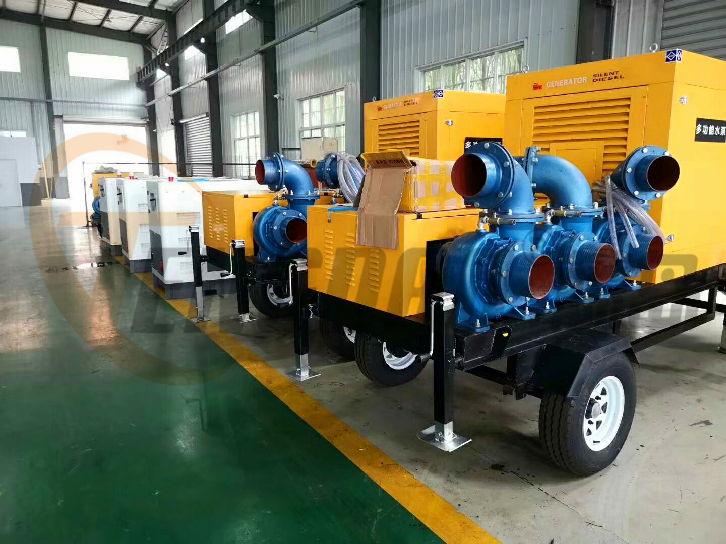 发电抽水一体泵车