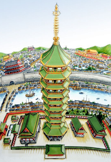 南京报恩寺发现神秘地宫,曾遭欧洲人山寨模仿,今复原却惹人争议