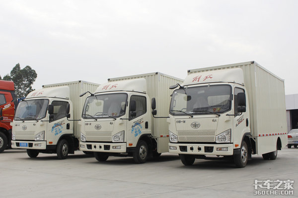 18.5立方大货厢 120分钟快充电 解放j6f电动轻卡满载能跑170公里