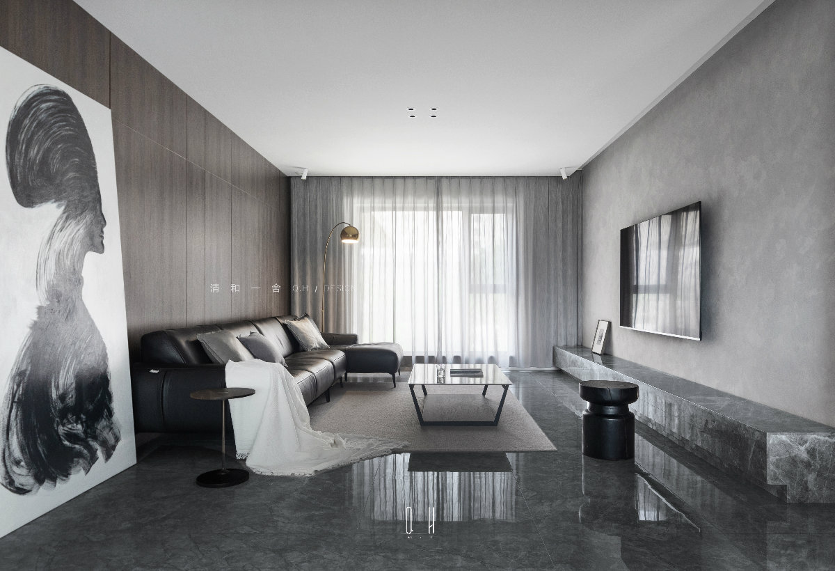 147㎡ 灰色系河海花园|清和一舍