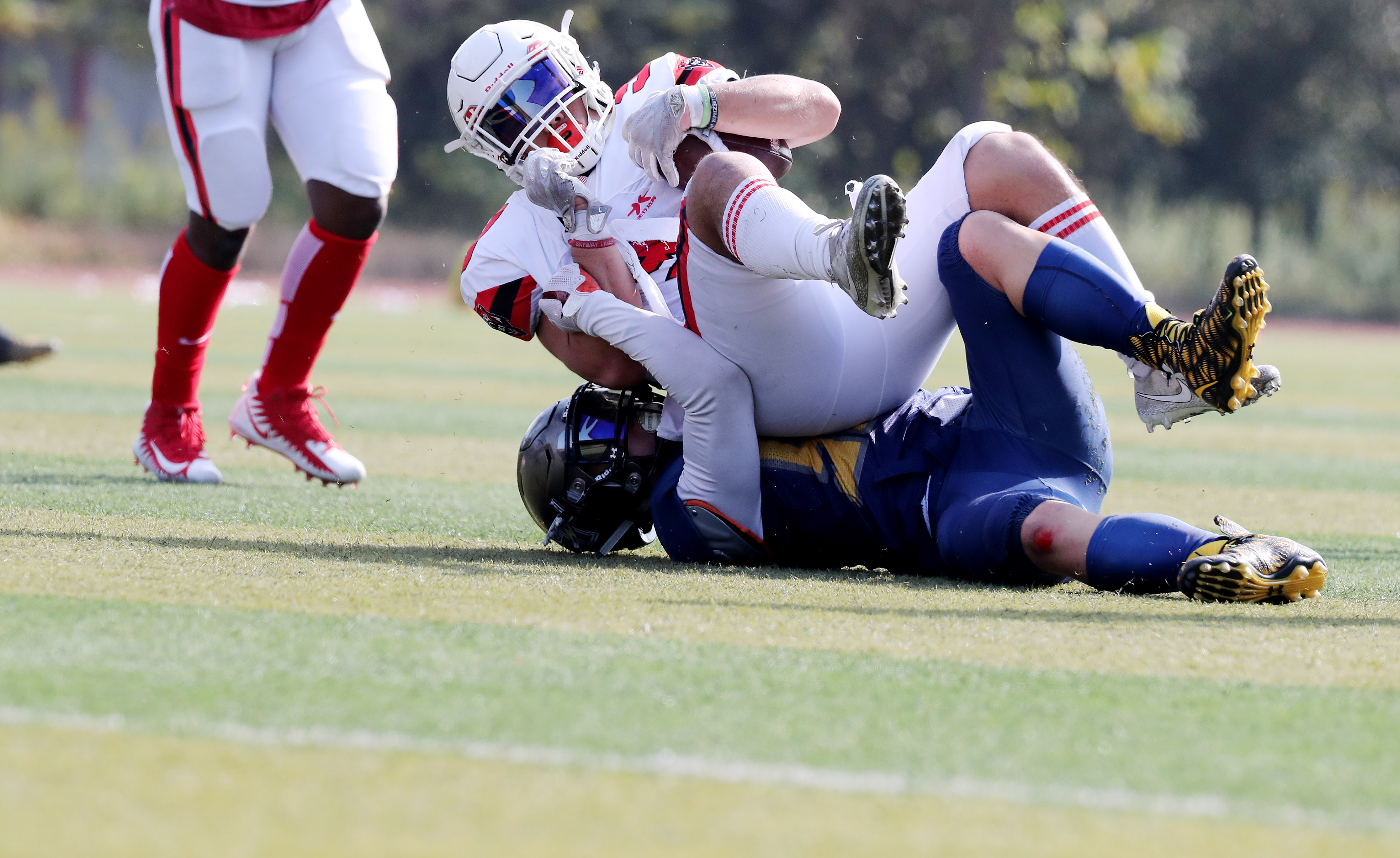 橄榄球——中国美式橄榄球联盟联赛:上海泰坦胜佛山兕虎