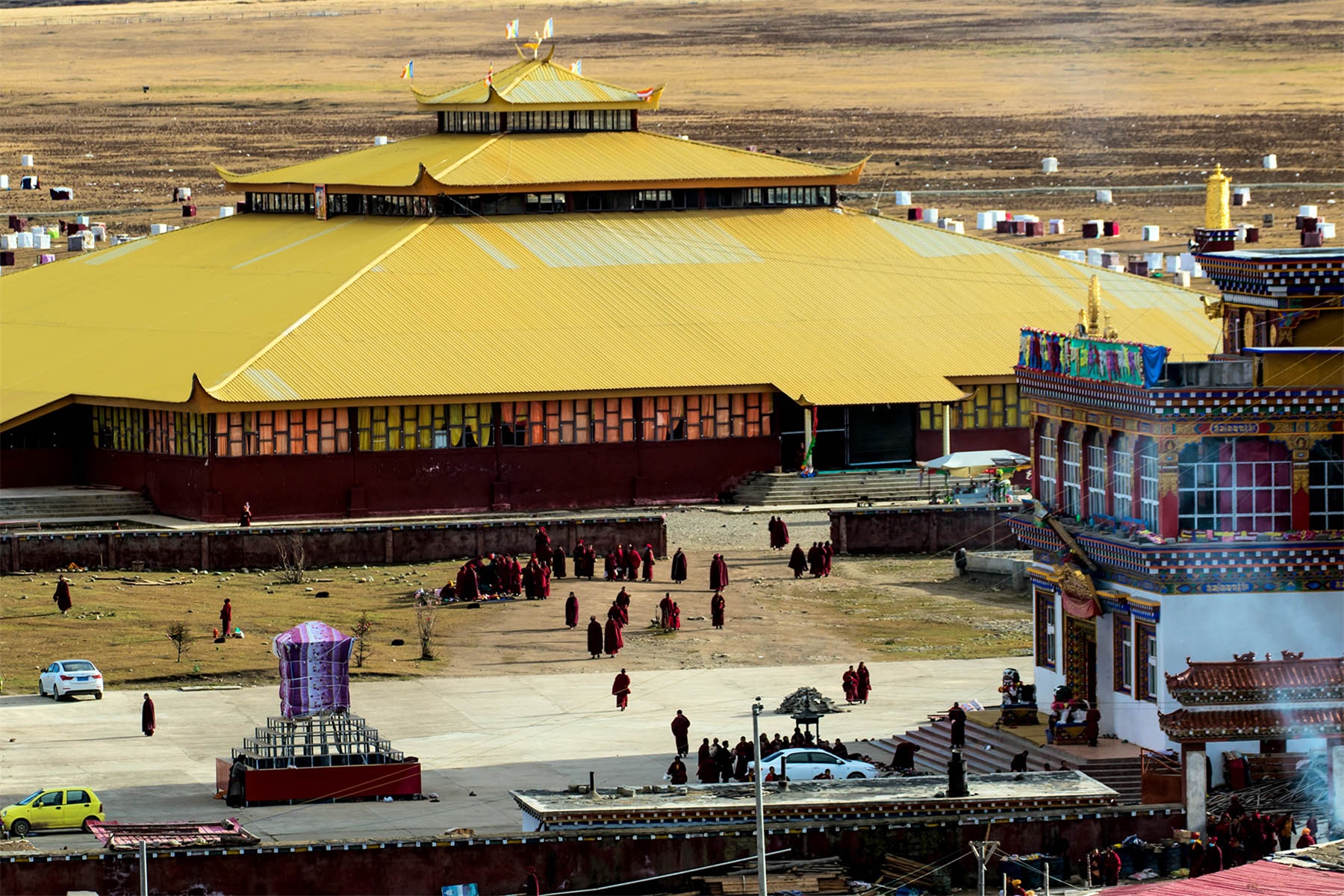 风景图集:信仰强烈的四川白玉县觉姆岛