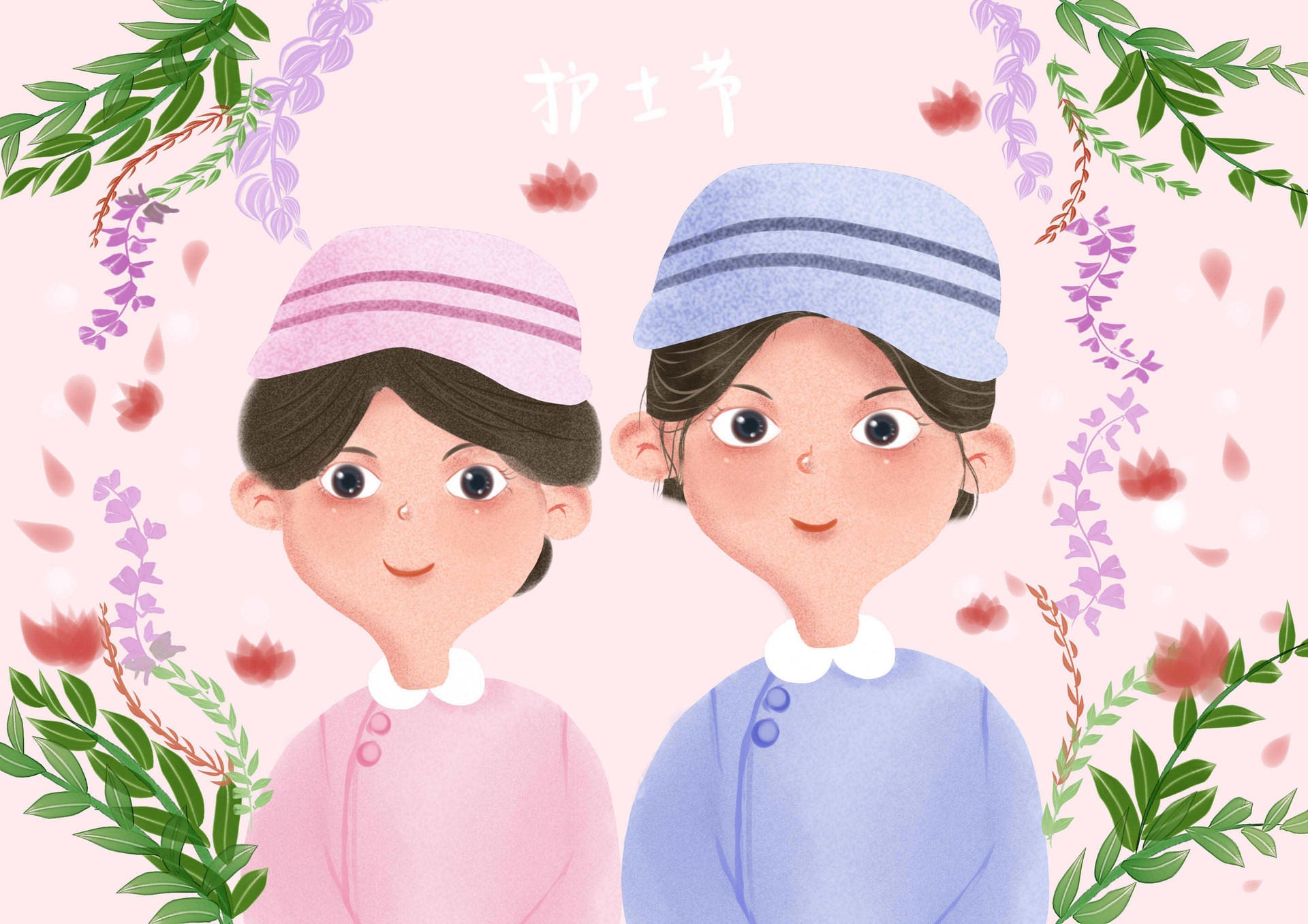 护士节插画分享|祝福你,亲爱的天使!