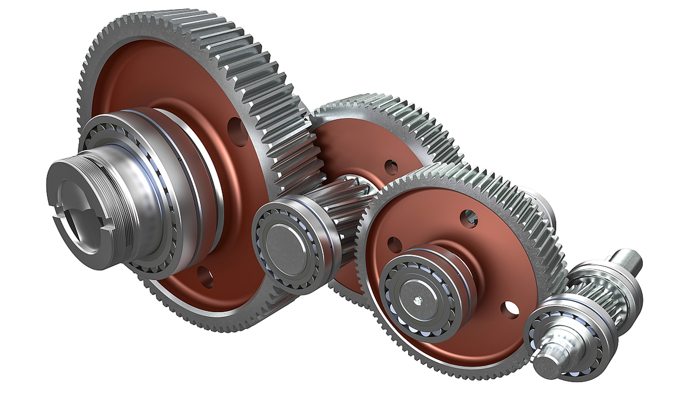 [原文:多个斜齿轮并联的作用]