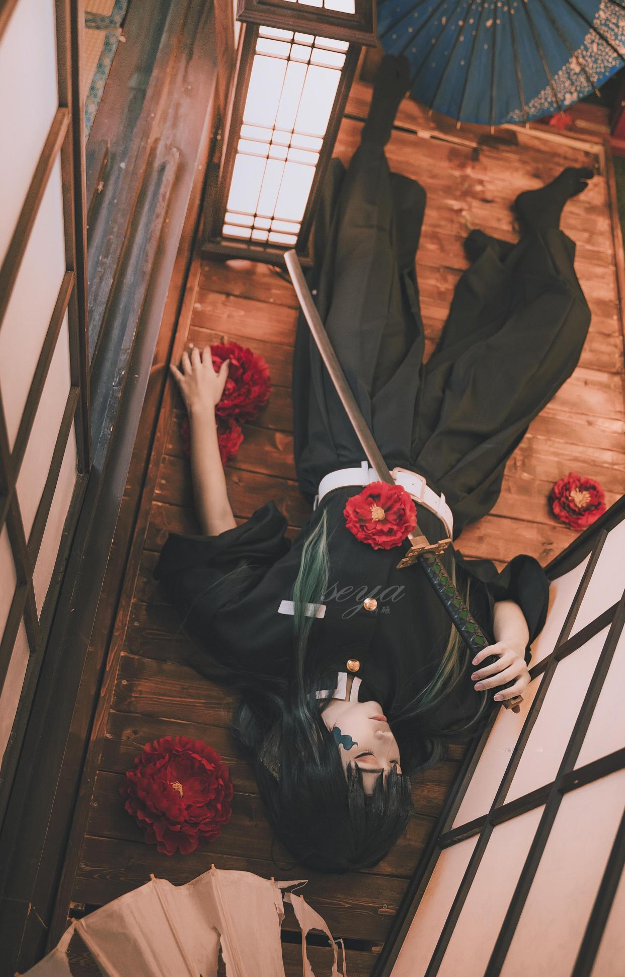 「鬼灭之刃」时透无一郎cos,太酷了吧