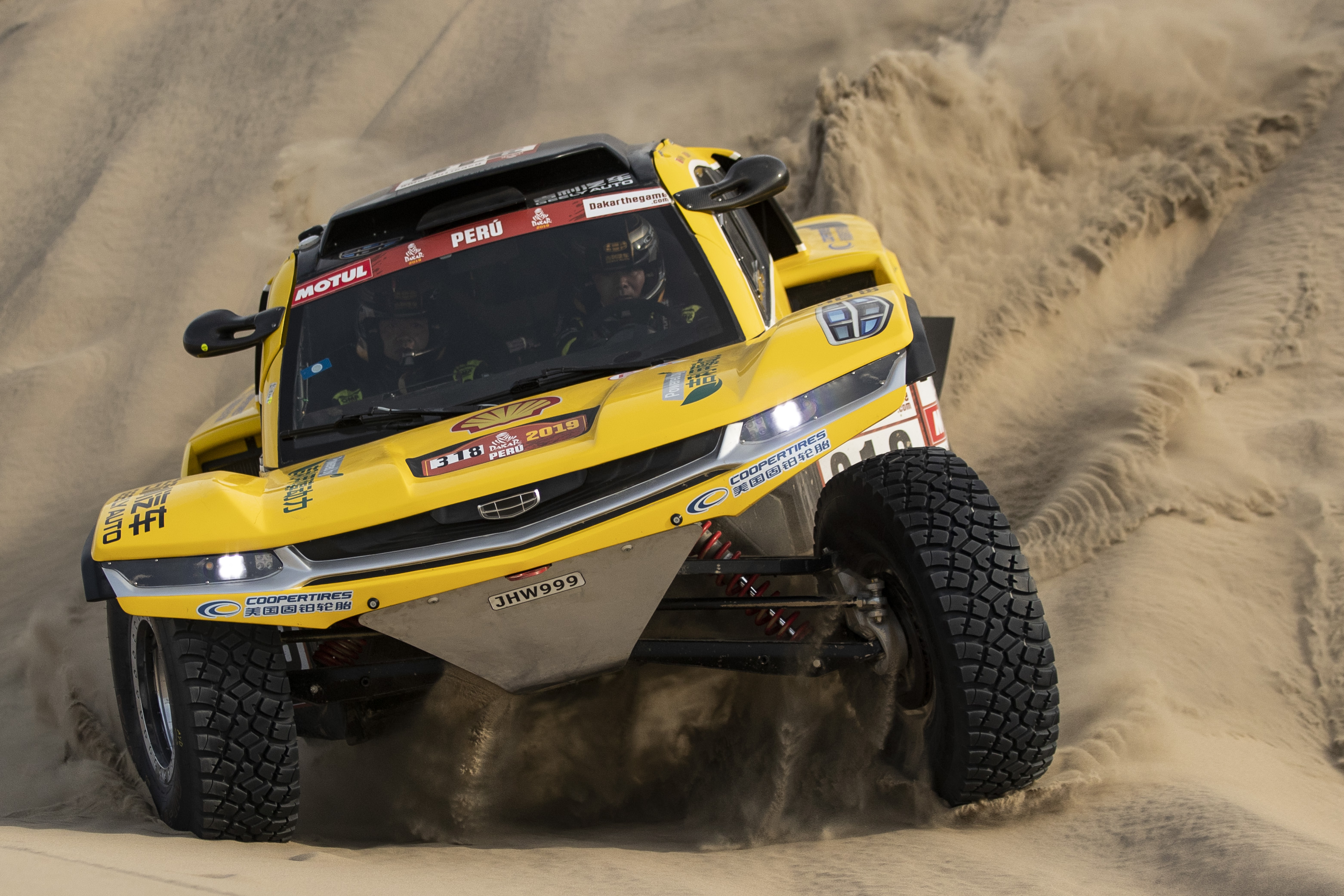 赛车——2019达喀尔拉力赛第二赛段:中国车手完赛