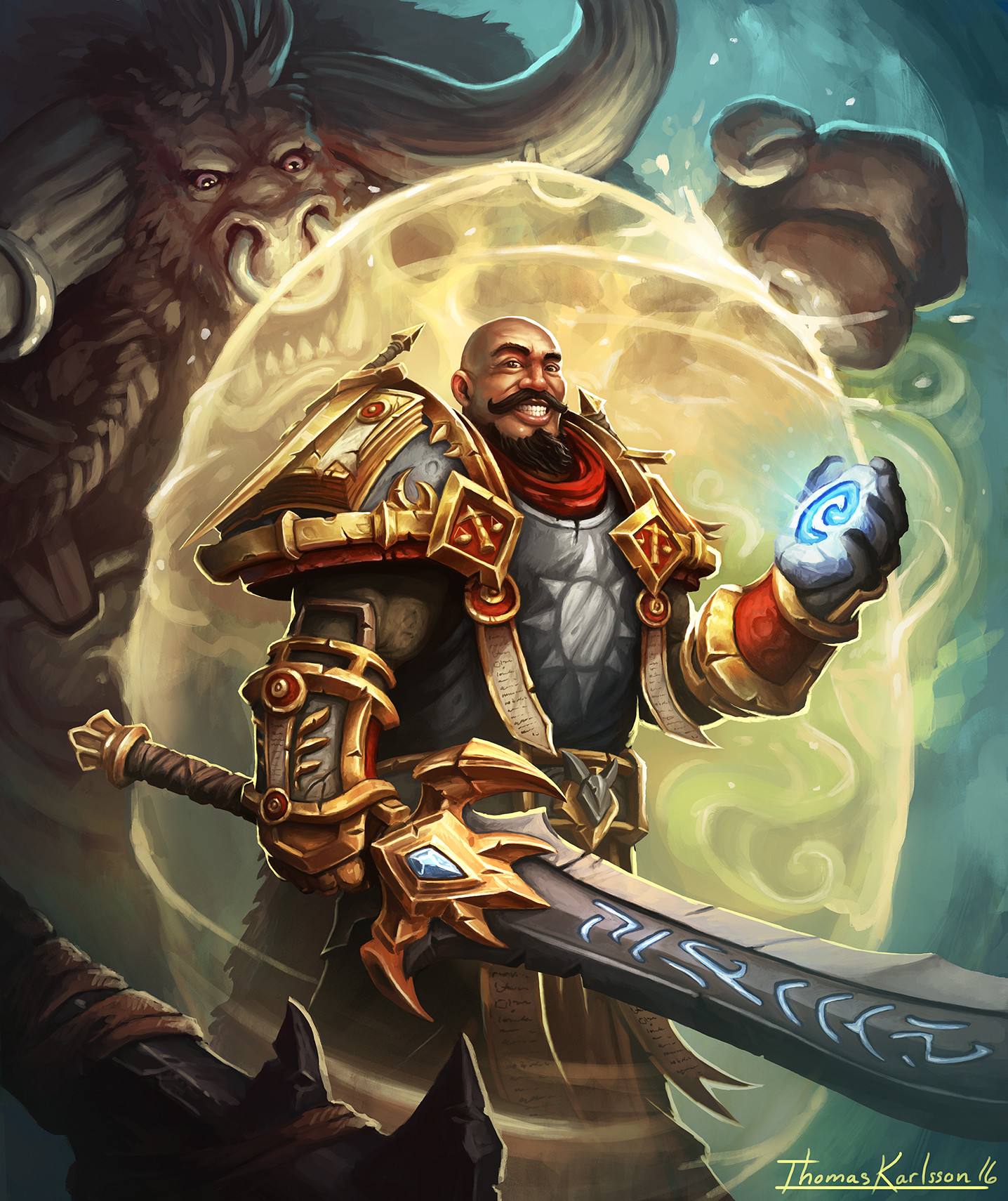 炉石传说:乌瑟尔成男性健康代言人 网友:巨化术走一波?