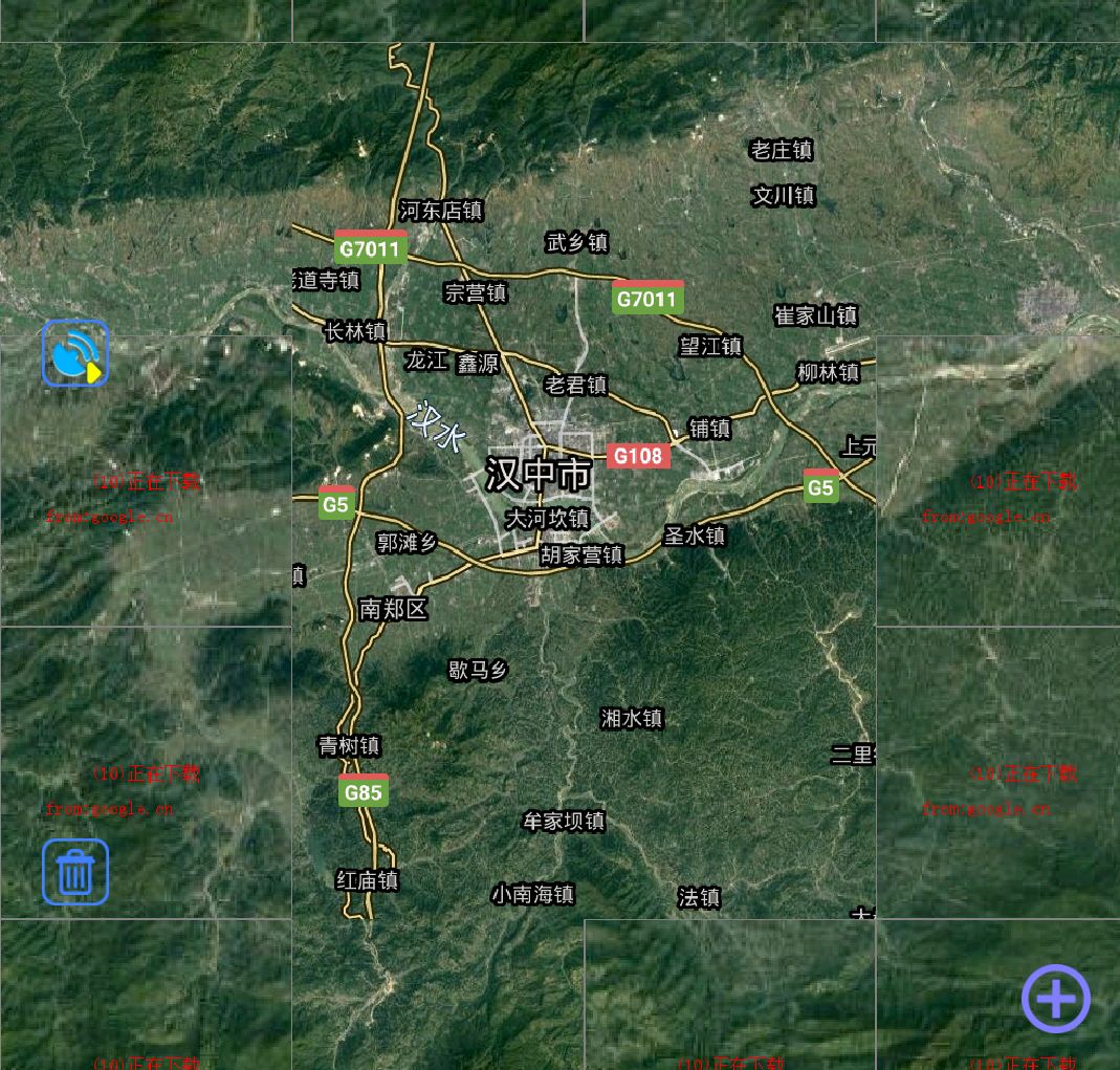 陕西有多少个市?看卫星影像图