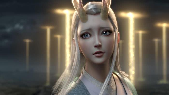 《西行纪》中的小龙女,名字取得很美,有可爱的龙角像精灵公主