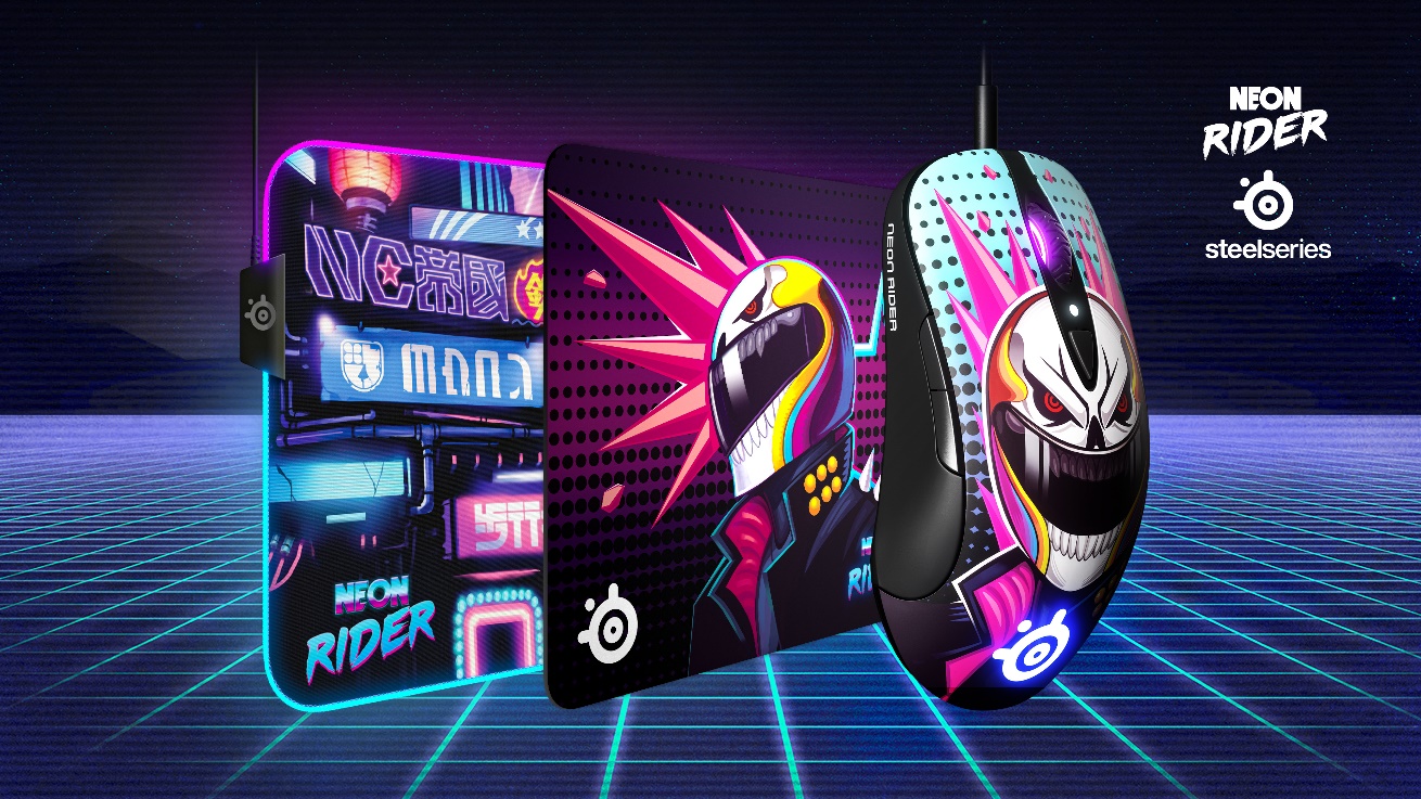 赛睿发布cs:go neon rider霓虹骑士限量版外设