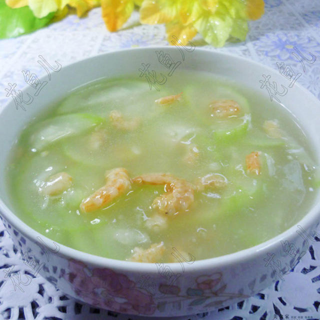 开洋夜开花羹,咸鲜营养,好喝极了,一次能喝2大碗