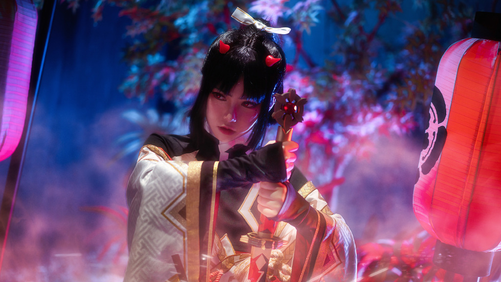 阴阳师天剑韧心鬼切cos:天下最锋利的剑锋和最坚韧的刀蕊