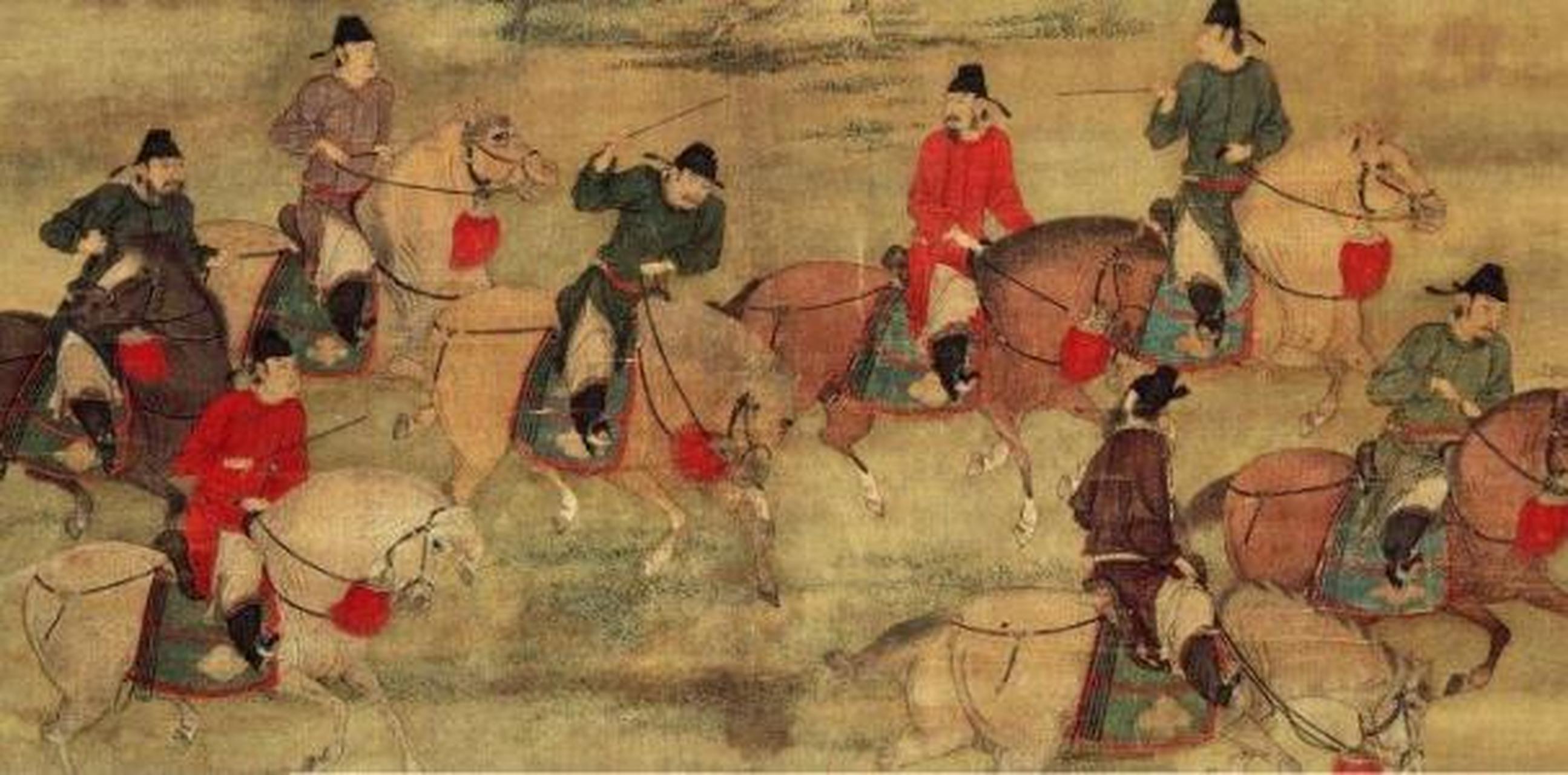 科普知识竞赛#【科普小知识】《八达春游图》是五代后梁画家赵嵒所做