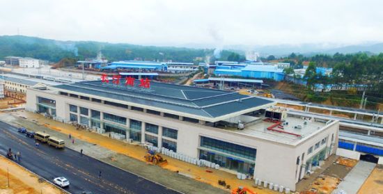 赣瑞龙铁路的中间车站之一——长汀南站