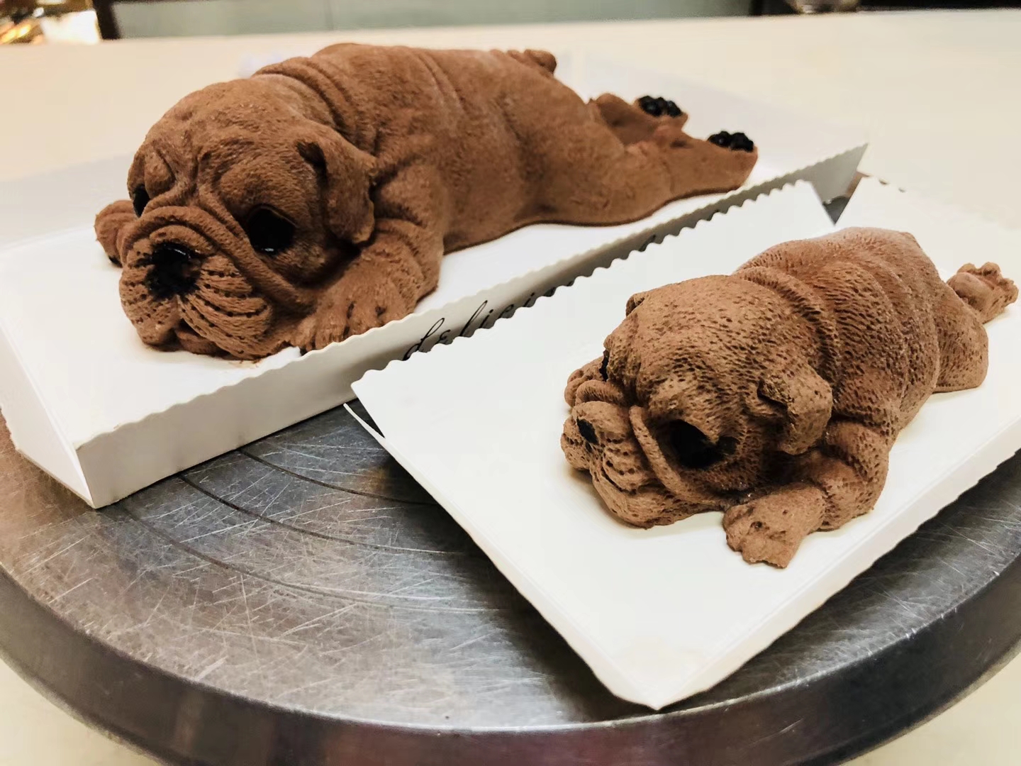 沙皮狗慕斯蛋糕!