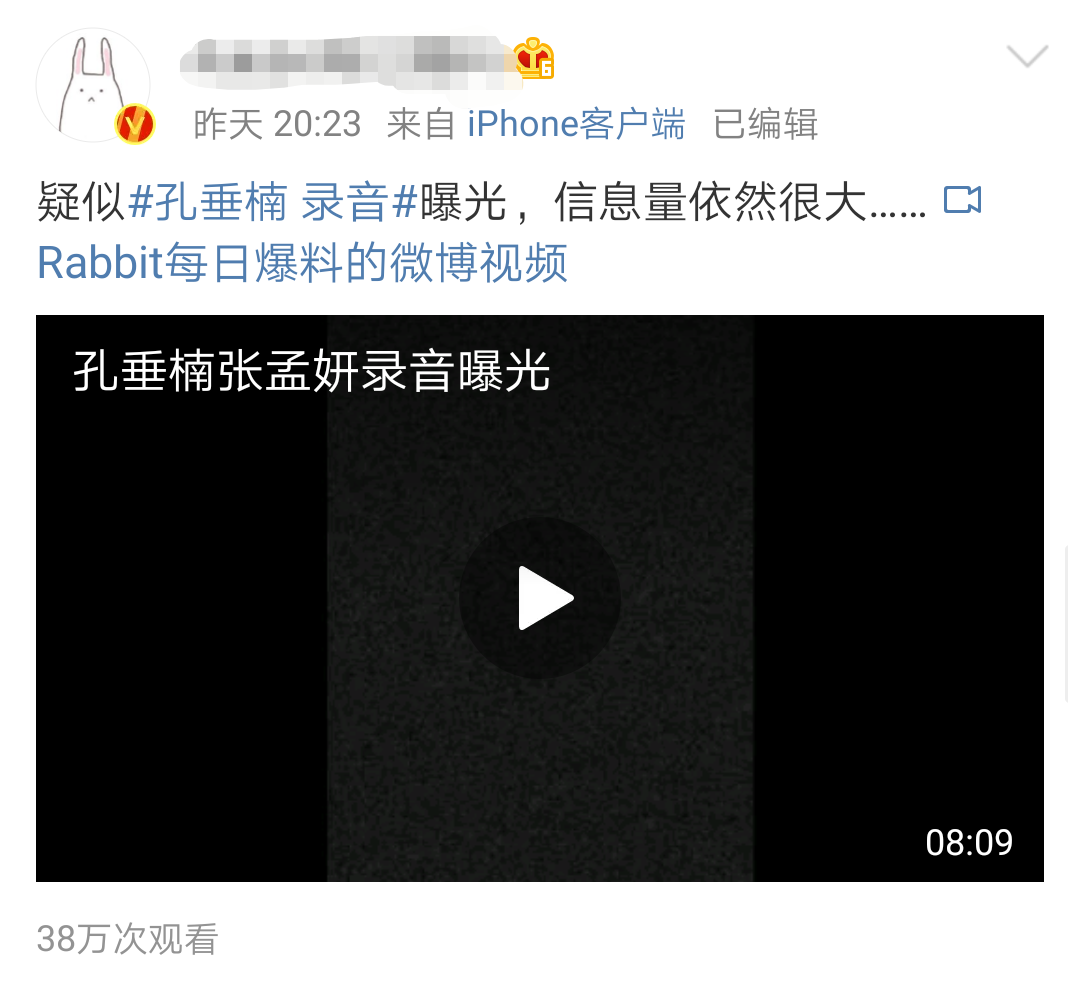 孔垂楠丑闻事件后续报道,女友回应争议,原来录音只是冰山一角!