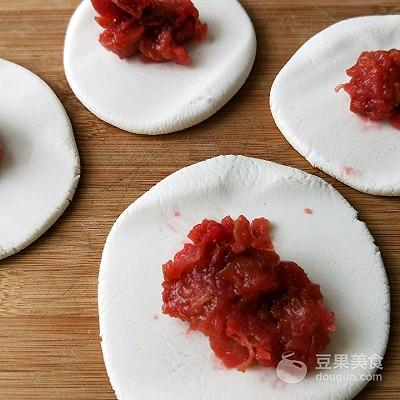 山楂果酱糯米馅儿饼