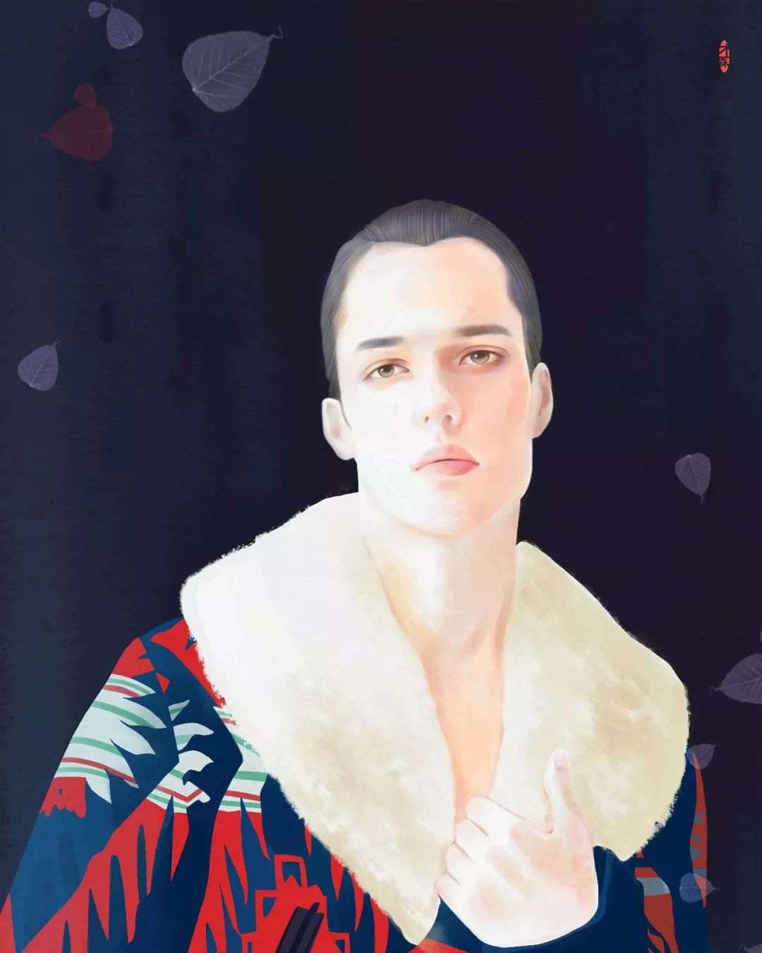 美女插画师潘冉的插画世界网友明明可以靠颜值吃饭却靠了才能