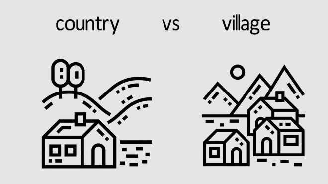 [图]都是乡村，为什么country就比village大呢？