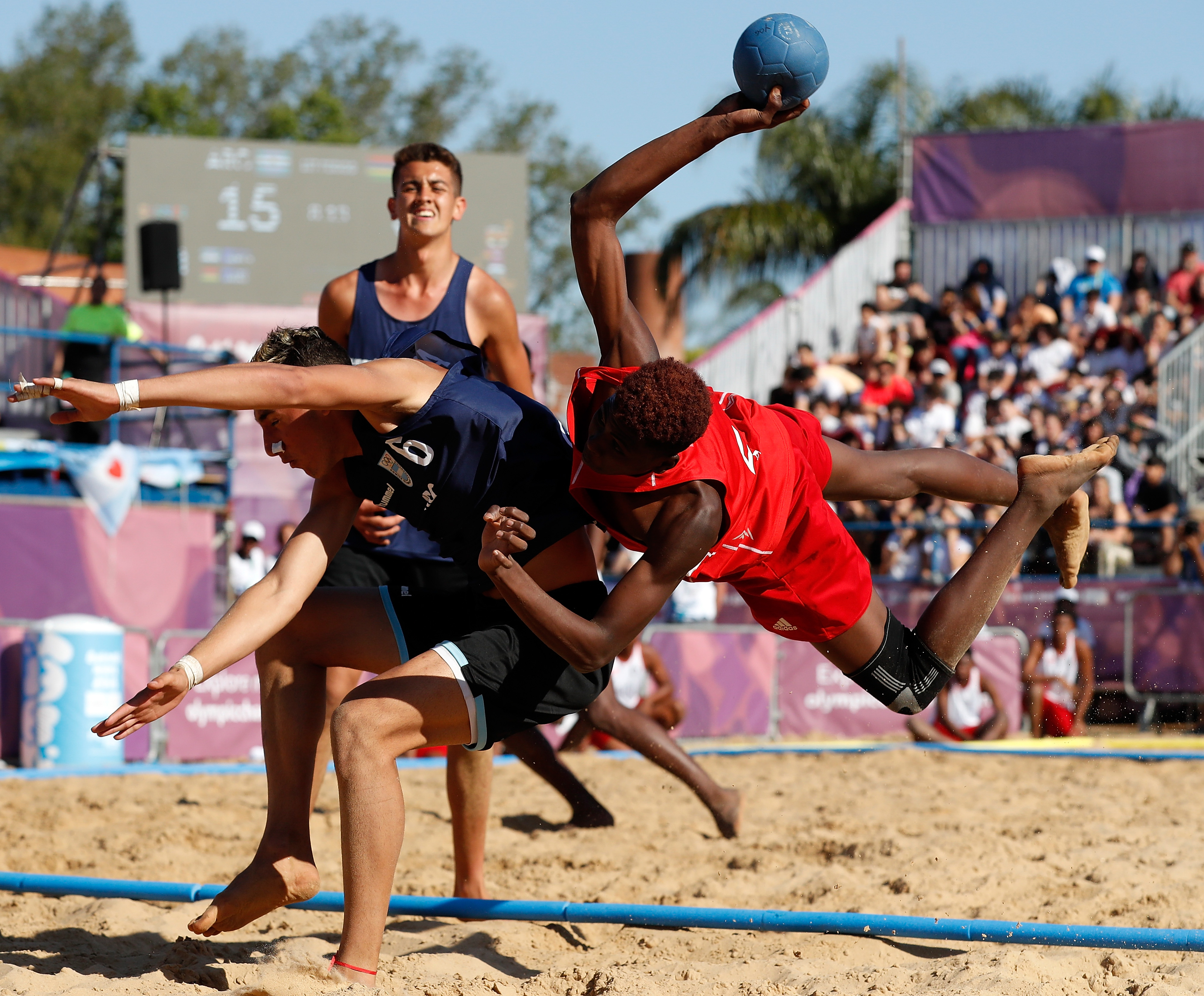 沙滩手球——小组赛赛况