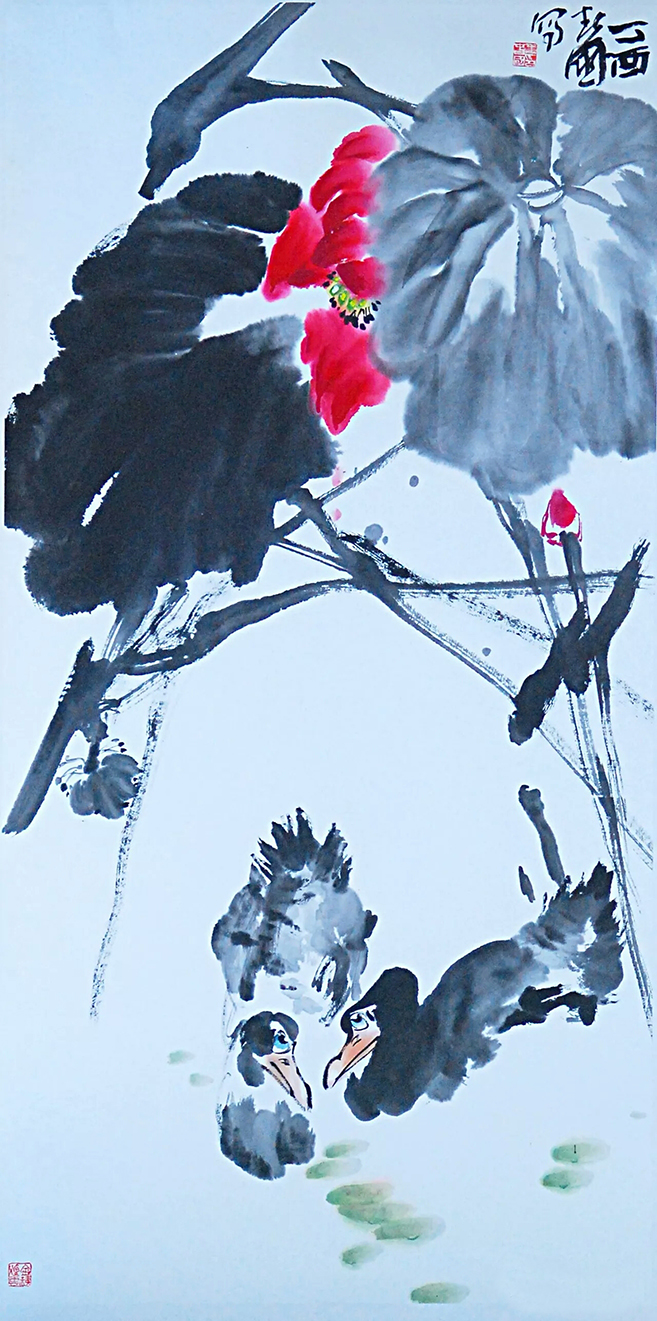 笔墨苍润,构思严谨的国画家王春国及其画作赏析