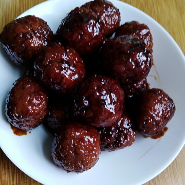 糯米狮子头,香香糯糯的,也是一种新的美味