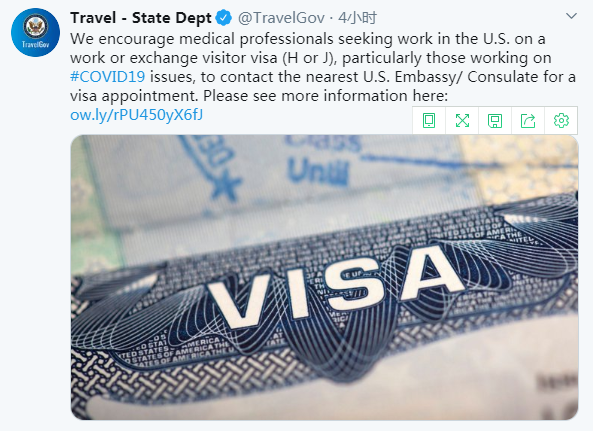 推荐@确诊病例破10万！美国紧急发文：呼吁全球医生赴美支援