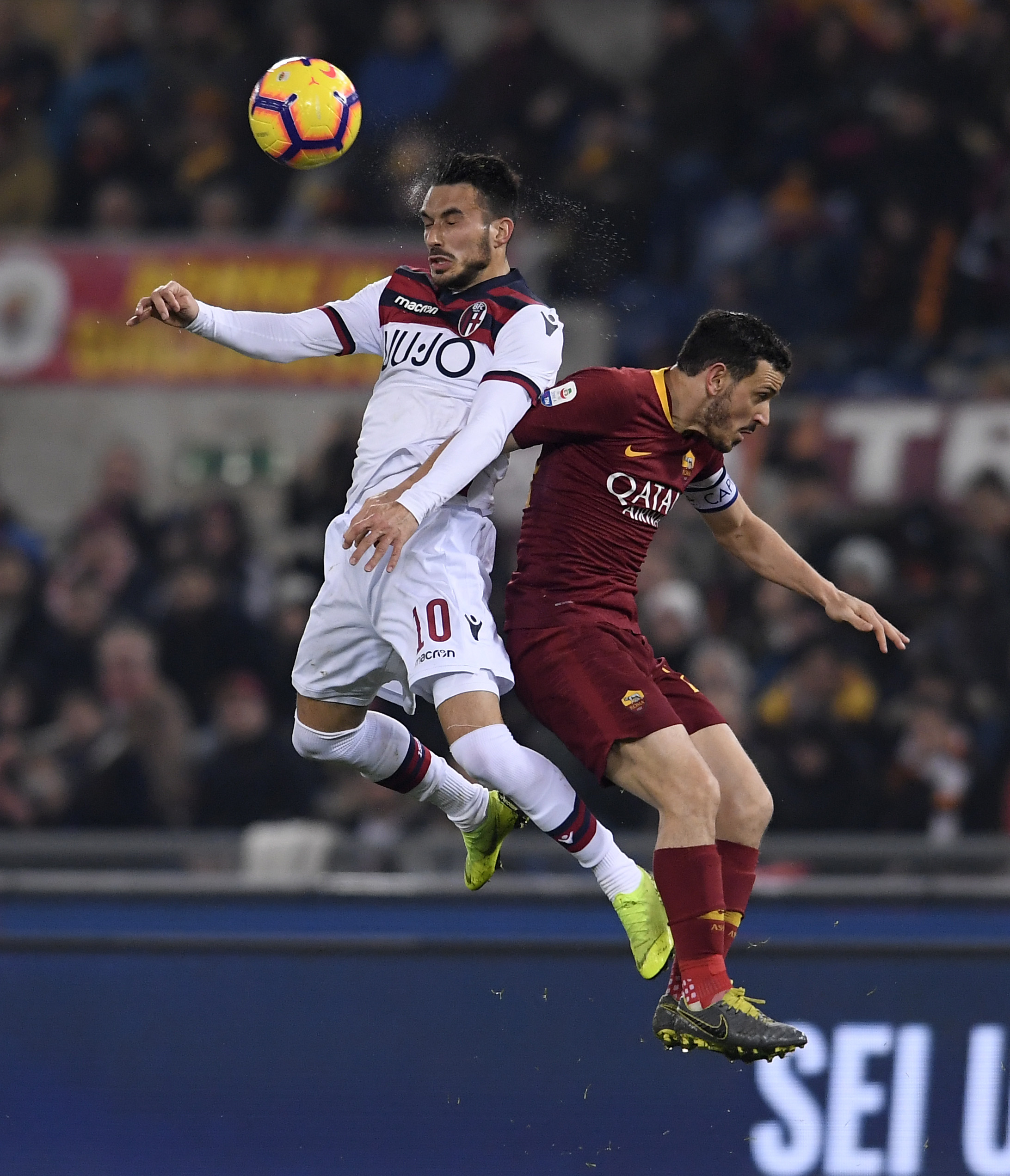 足球——意甲:罗马胜博洛尼亚