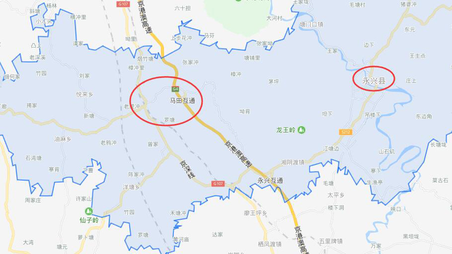 永兴县区域分布图图片