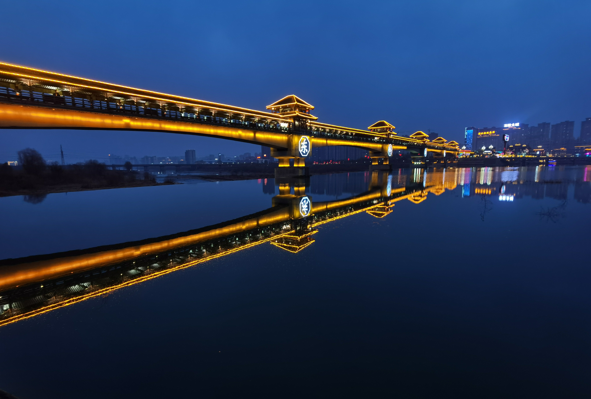 渭水之上一一宝鸡段横跨渭河的桥