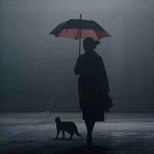 心理学测验:直觉哪个女人撑伞时最寂寞?爱情中你是高贵还是卑微