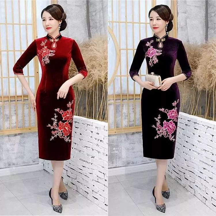 东方旗袍之美在于曼妙的身姿