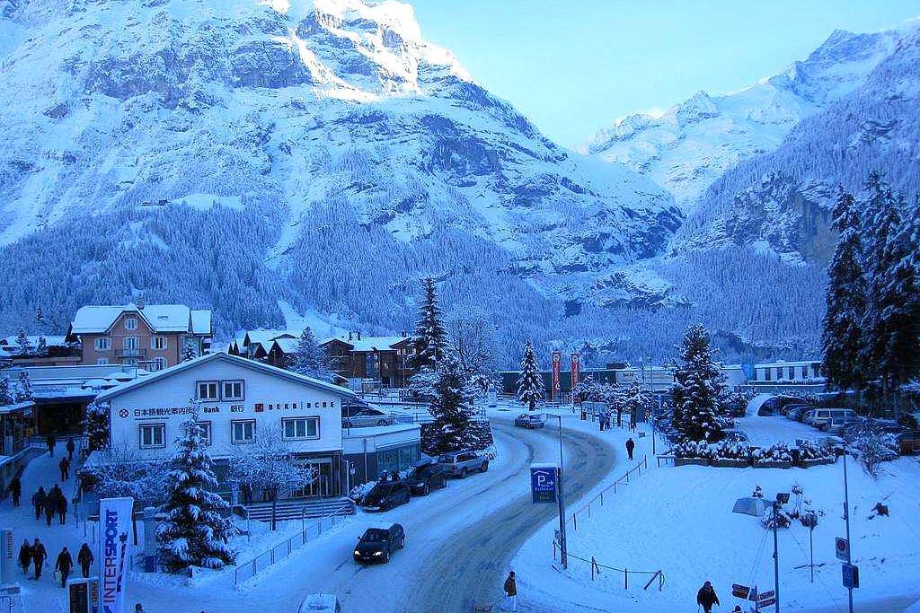欧洲热门的冬季旅游目的地推荐:天堂小镇,瑞士格林德瓦