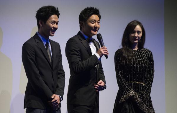 影片《宝贝儿》多伦多全球首映 杨幂郭京飞出席