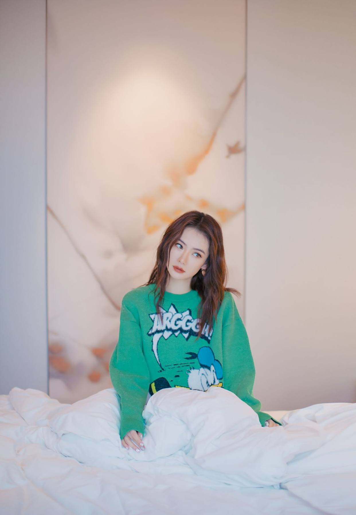 这是戚薇的起床照?咋能这么可爱呢