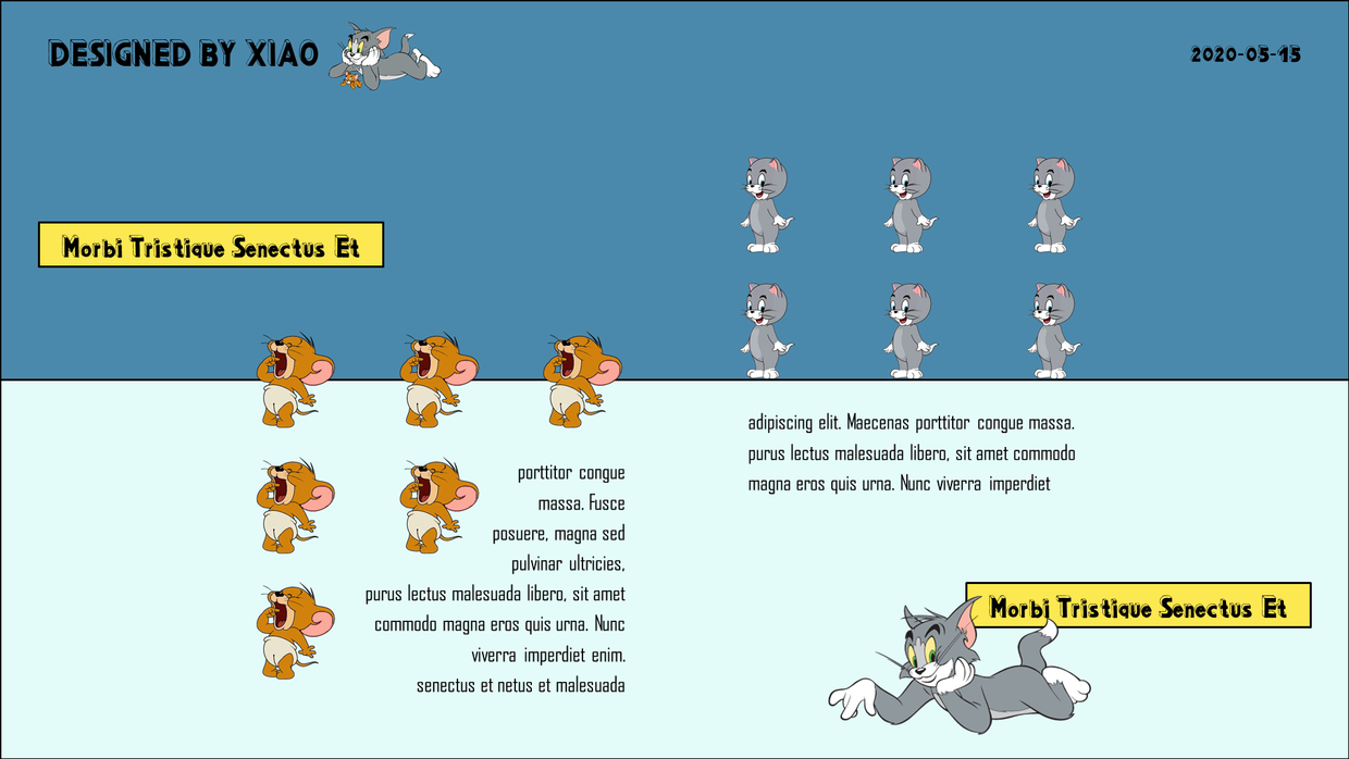 猫和老鼠介绍PPT图片