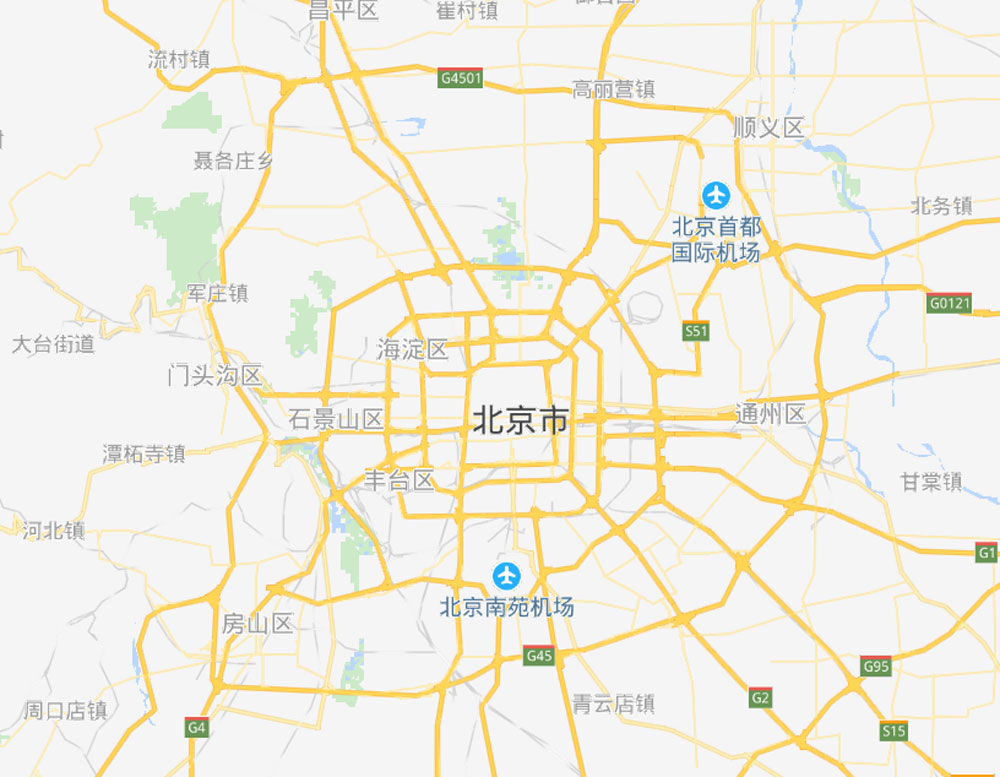 北京400环线路图图片