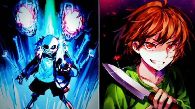 [图]sans、chara版《这就是我的决心(Determination)》超燃超带感！