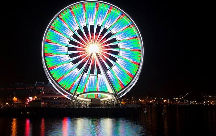 值得一去的城市西雅图,摩天轮浪漫温情,这个景点让人难以直视