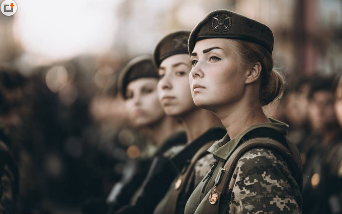 乌克兰女兵的气质绝对是女神级别,最后一张照片让人看了动心