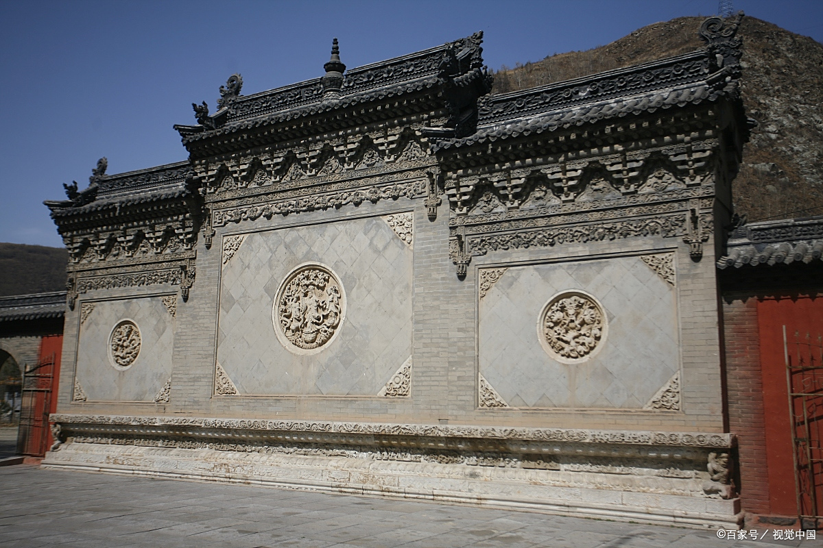 典雅二奢华的传统中式庭院影壁墙设计