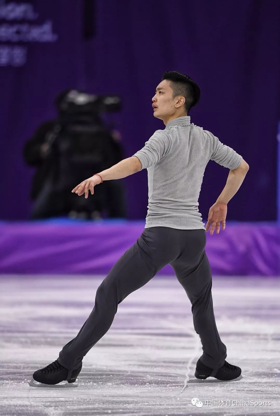 平昌冬奥会花滑男单短节目 金博洋闫涵晋级自由滑