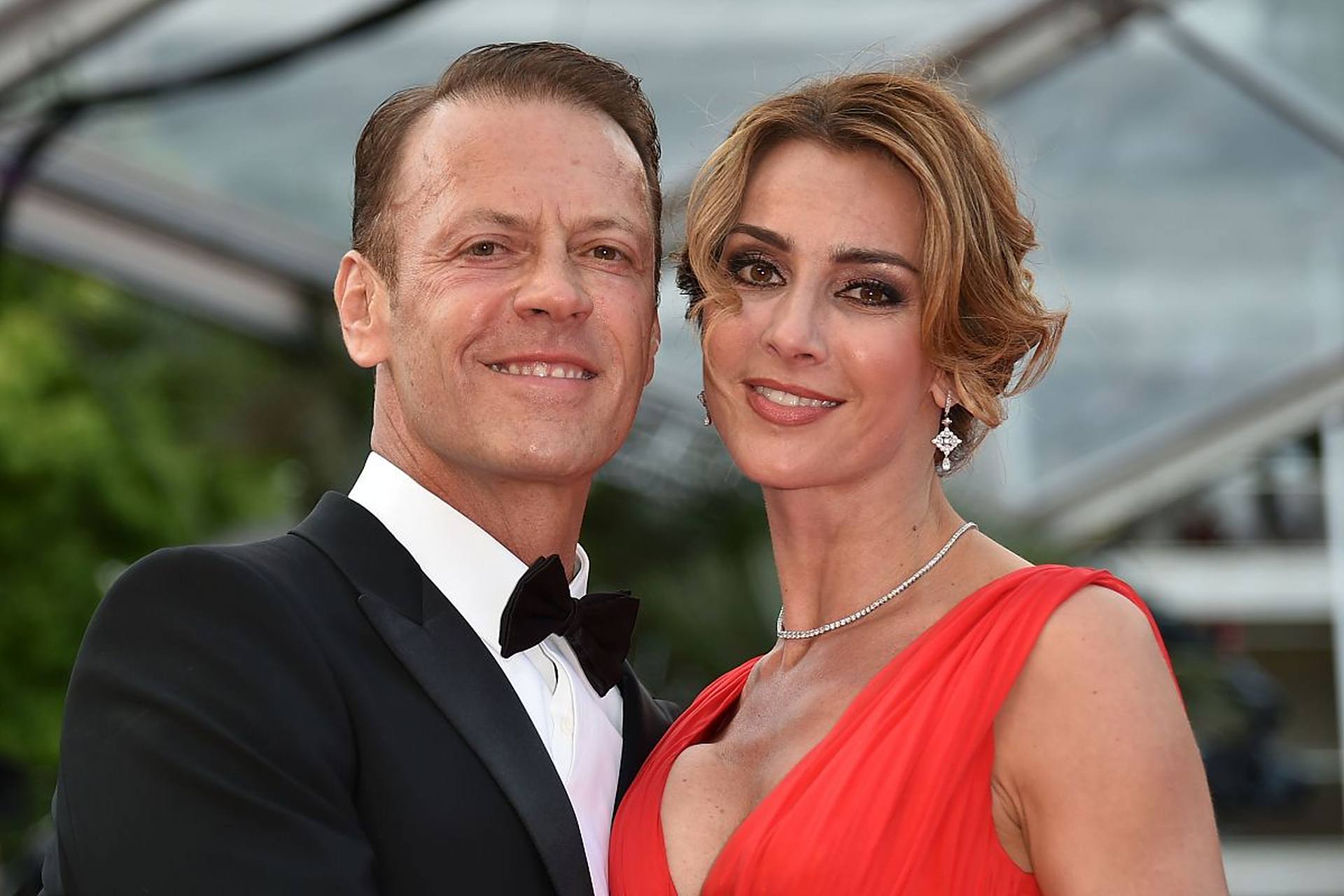 意大利演员和导演 rocco siffredi(洛可·希佛帝)和妻子rosa