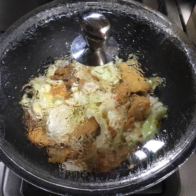 包菜烧豆腐图片