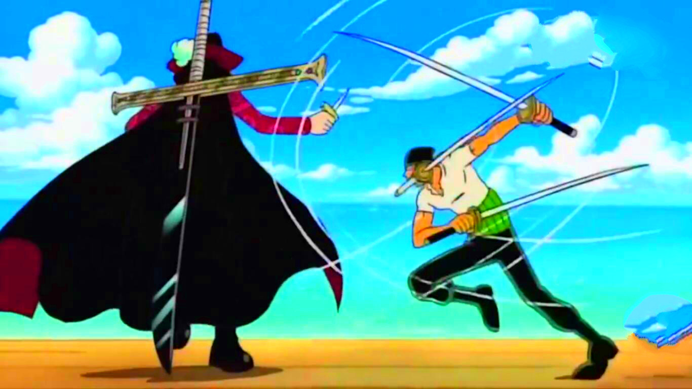 海贼王:时隔二十年,鹰眼的小刀,还能虐索隆吗?鹰眼:问题不大
