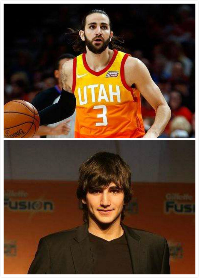 原来nba这5位球星没胡子长这样!亚当斯年轻10岁 哈登辣眼睛