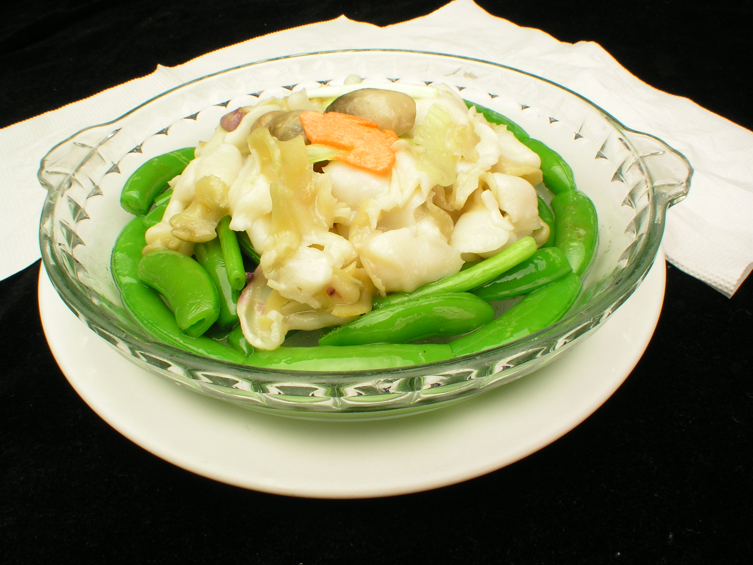 美味大图鉴:酒店里常见的六道菜肴,家里却很少有人做 蜜豆南瓜炒百合